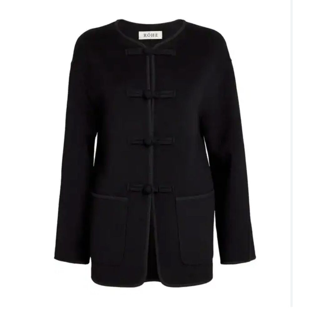 Rohe Double-Faced Wool Mandarin Jacket - image 3